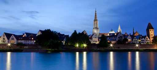 Nachtpanorama von Ulm