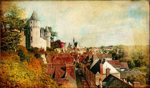 Montresor castle - Loire valley -artistic picture