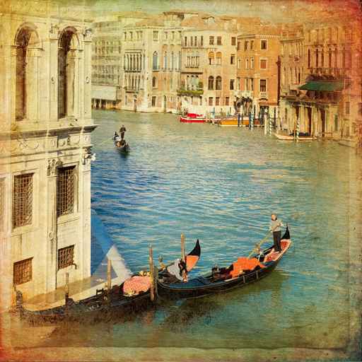 Venice - Gondolas in Grand Canal
