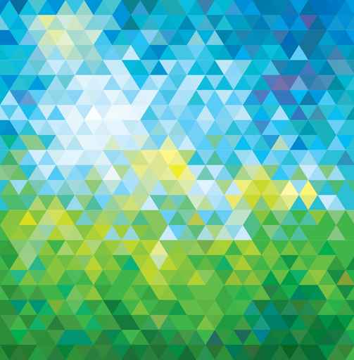 ABSTRACT MOSAIC SUMMER BACKGROUND. VECTOR.