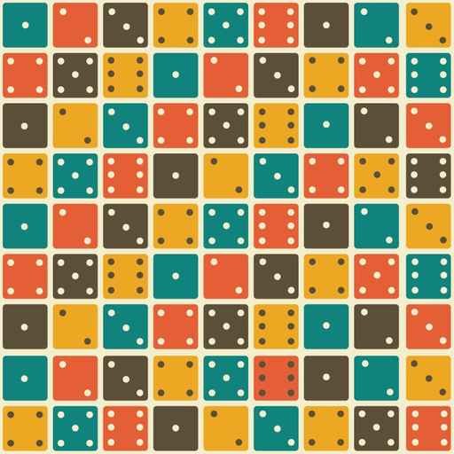 domino seamless pattern