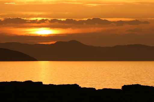 Sunset at Lake Turkana, Kenya