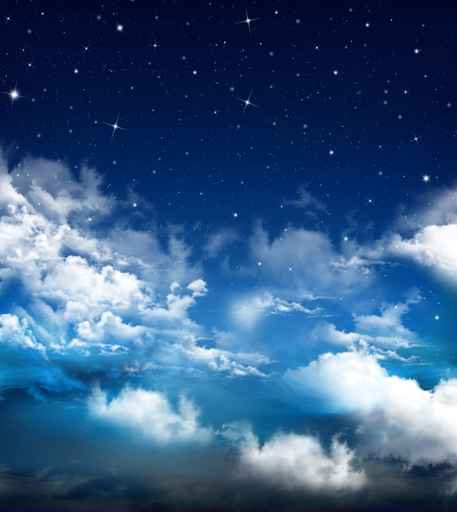 abstract blue background, Nightly sky