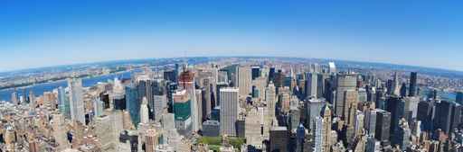 Upper Manhattan Skyline Panorama