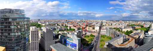 Berlin von oben - Panoramafoto