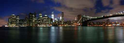 Manhattan in the blue hour