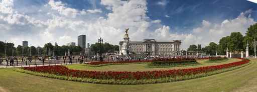 London, Buckingham Palace - Panorama