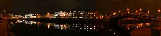 Russia, Moscow Center, night view (panorama) 