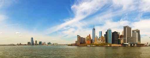 New York City cityscape panorama