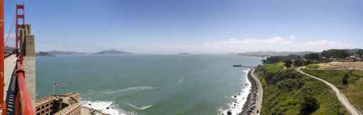 panoramica della baia di San Francisco in Califonia